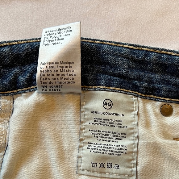 AG Adriano Goldschmied The Ex-Boyfriend Slouchy Slim Size 31R - Picture 7 of 14